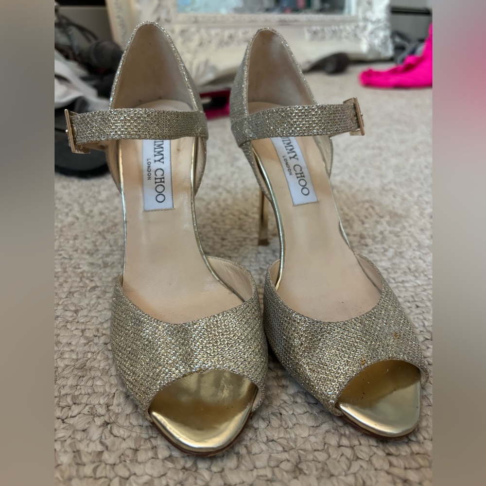 Jimmy Choo Strappy Heel Size 6 (36.5)